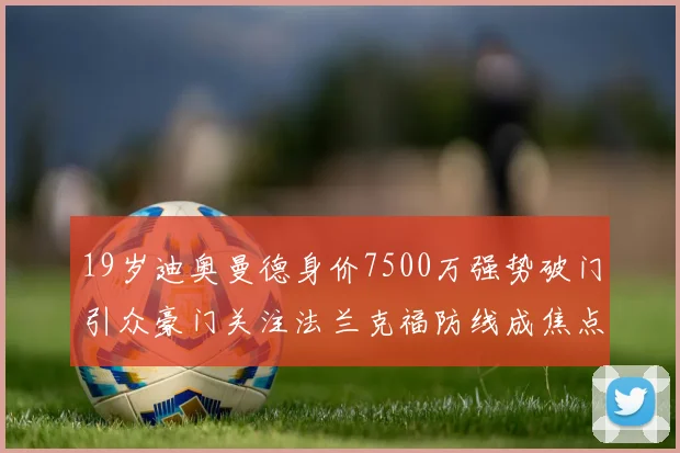 19岁迪奥曼德身价7500万强势破门引众豪门关注法兰克福防线成焦点